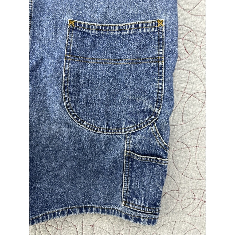 VTG 90s Rockies Relaxed Women's Denim Overalls / Size Large - Picture 6 of 13